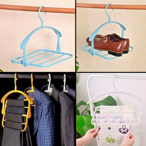 Imagen de Percha plástica plegable multifuncional