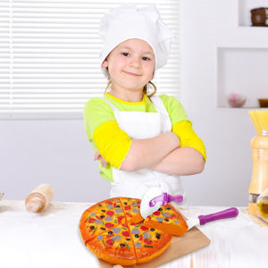 Imagen de Pizza juguete con accesorios