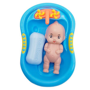 Imagen de Bañera con bebé y jabón