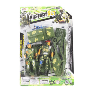 Imagen de Soldados de combate con accesorios juguete