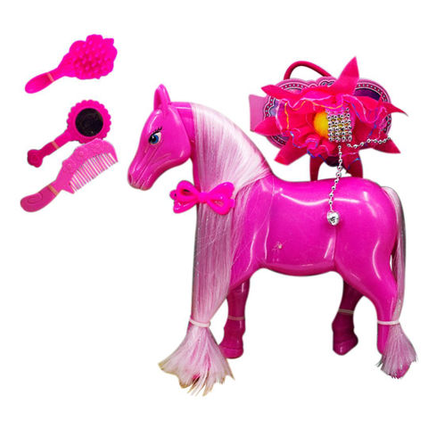 Imagen de Caballo juguete con accesorios