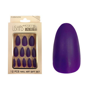 Imagen de Uñas postizas mate 12 unidades Ushas
