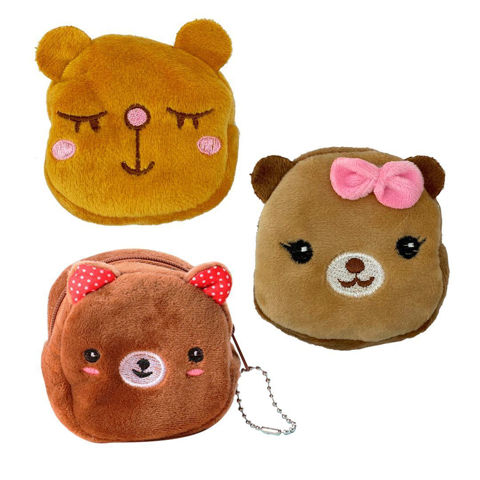 Imagen de Monedero de peluche con cierre