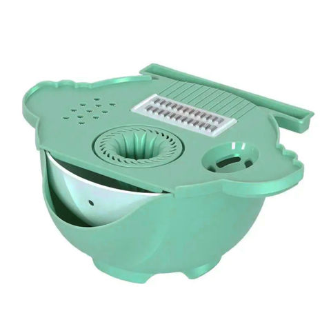 Imagen de Rallador rebanador multiuso Bowl  colador 10 funciones en 1