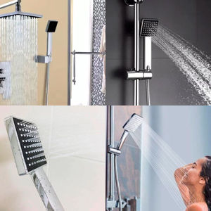 Imagen de Duchero roseta telefono para ducha con colilla y soporte