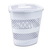 Imagen de Canasto plástico calado con tapa Ideal para ropa