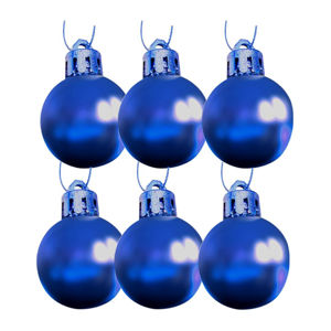 Imagen de Bola Esfera Navidad Lisa 6 Unidades