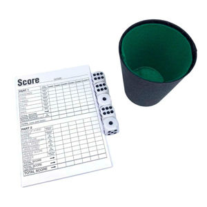 Imagen de Generala - cubilete-5 dados y libreta