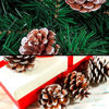 Imagen de Piñas adorno de navidad 6 unidades