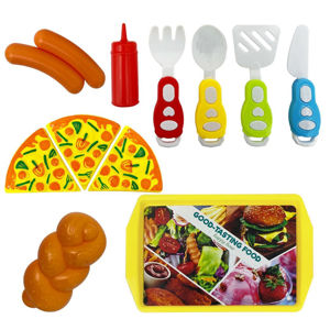 Imagen de Pizza en bandeja con accesorios