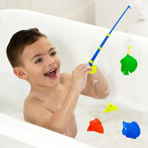 Imagen de Juego caña de pescar  con  4 pescados