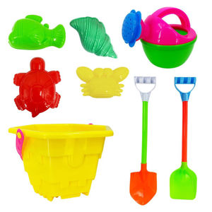 Imagen de Juego playa balde + Regadera + 2 palas + moldes