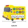 Imagen de Piano Musical Bus con luz y música en Español Juguete Didáctico