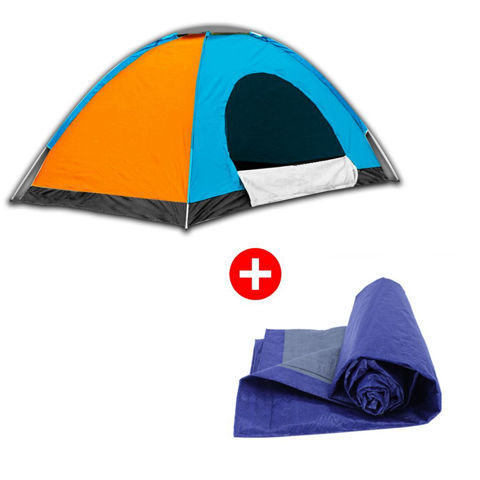 Imagen de Carpa igloo para 6 personas + lona 4 x 5 mt de regalo