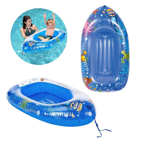 Imagen de Colchoneta inflable bote diseño fondo del mar