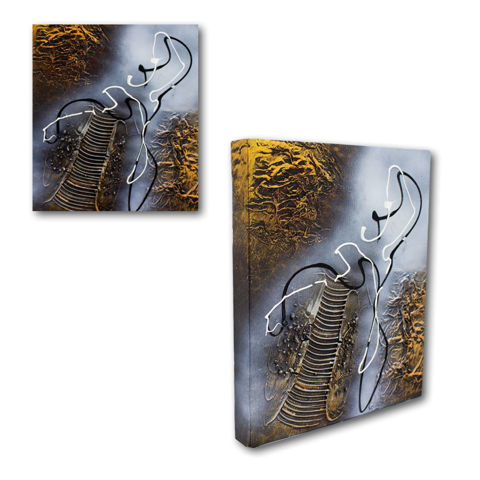 Imagen de Cuadro decorativo Diseño abstracto - 28 cm x 25 cm - Surtidos