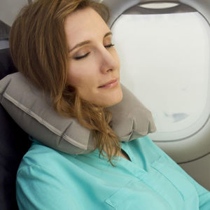 Imagen de Almohada inflable  de cuello para viaje