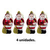 Imagen de Papa Noel  Adorno para Navidad 4 unidades