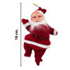Imagen de papa noel adorno navidad 18 cm