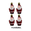 Imagen de Papa Noel Adorno de Navidad 4 unidades