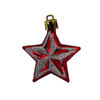 Imagen de Estrella de navidad decorada 6 unidades