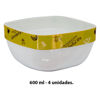 Imagen de Set de Compoteras Plásticas x 4 Unidades  - 600 ml