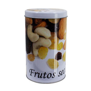 Imagen de Lata de almacenamiento Redonda con tapa   - Diseños Surtidos