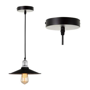 Imagen de Lampara de techo colgante vintage plato de metal