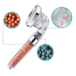 Imagen de Duchero teléfono filtro piedras volcánicas 3 funciones  con colilla