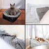 Imagen de Alfombra cama peluda para perro o gato 2 en 1