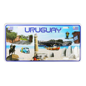 Imagen de Matricula Imán URUGUAY   - Souvenir Uruguay