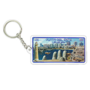Imagen de Llavero metálico PUNTA DEL ESTE   - Souvenir Uruguay