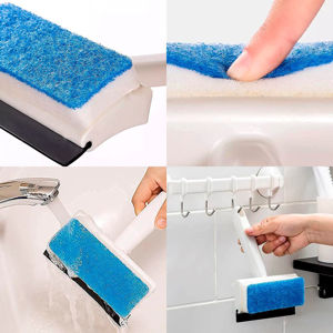 Imagen de Lampazo limpiador para vidrios con esponja manual