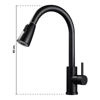 Imagen de Canilla Monocomando Extensible Para Pileta De Cocina Con Grifo Retráctil negro mate