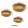 Imagen de Set 3 canastos de fibra natural redondos