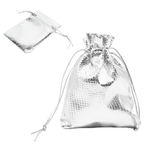 Imagen de Bolsa de tela  con cordón para regalo