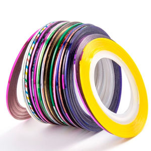 Imagen de Cinta adhesiva para decoración de uñas - colores Surtidos