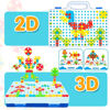 Imagen de Puzzle mosaico 3D para armar con herramientas