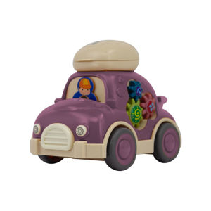 Imagen de Auto taxi mueve engranajes chofer y maleteros