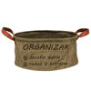 Imagen de Organizador de tela plegable redondo con asa