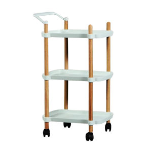 Imagen de Mesa Carrito Organizador 3 Estantes con Ruedas