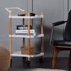 Imagen de Mesa Carrito Organizador 3 Estantes con Ruedas