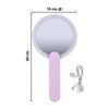 Imagen de Espejo de maquillaje led de mano plegable