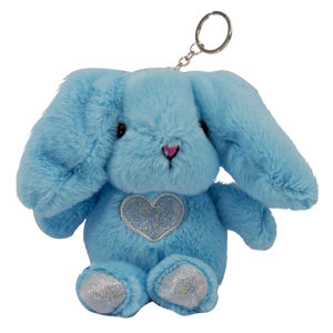 Imagen de Llavero conejo corazón de peluche
