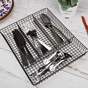 Imagen de Cubiertera metal negra Cuisine ideal cajón