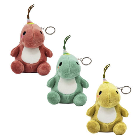 Imagen de Llavero dino de peluche