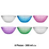 Imagen de Set de bowl de vidrio color 6 unidades