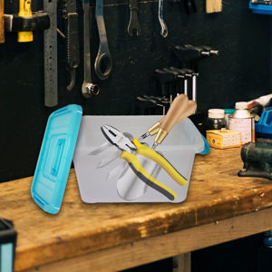 Imagen de Caja de almacenamiento plástica con tapa 13x25cm