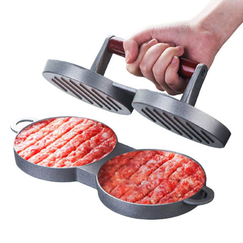 Imagen de Molde para hamburguesas de metal doble