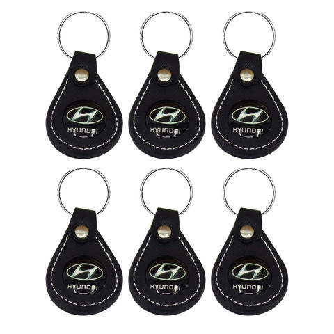 Imagen de Llaveros en cuero marca de autos x 6 unidades